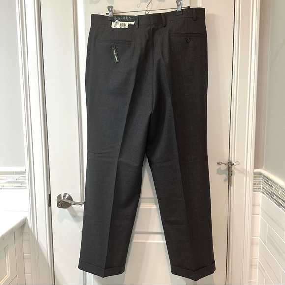 Ralph Lauren Men’s 36X30 Pleated Wool Trousers Dress Pants New with Tags - Picture 9 of 9